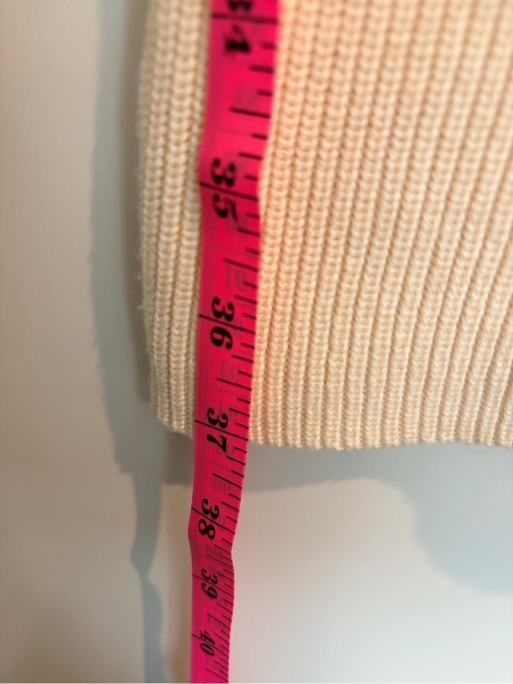 Knit Short Sleeve Mini Dress in Cream - Picture 12 of 12